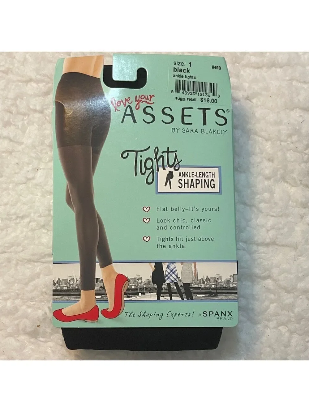 SPANX Black Ankle-Length Tights